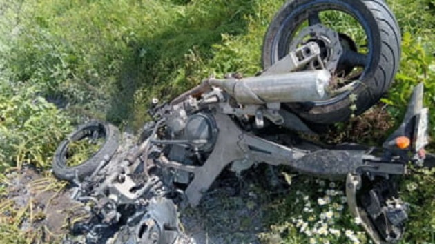 motocicleta accident
