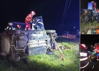 (FOTO) Accidentul grav de pe DJ 115A, de lângă Oneşti, s-a transformat într-o DRAMĂ: șoferul de doar 24 de ani, rănit grav, NU A SUPRAVIEŢUIT