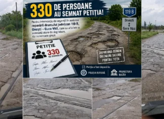 (FOTO) Șoferii s-au săturat de gropi! Petiție pentru modernizarea drumului dintre Onești și Gura Văii. „Ne distrugem mașinile zilnic”