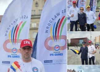 (FOTO) Oneșteanul Mihai Gosav duce România pe locul 1 la Jocurile Mondiale ale Polițiștilor la judo – cu băcăuanca Simona Aruș pe podium