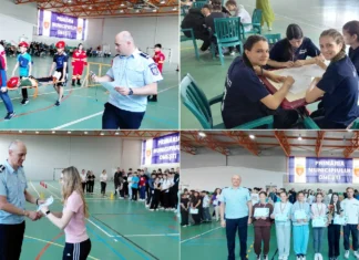 (FOTO) Concurs de situații de urgență la Onești. Școlile din Cleja, Helegiu și Strugari, pe podiumul de premiere