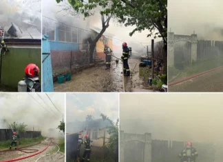 De la ce a pornit incendiul care a făcut prăpăd în Drăgugești, Helegiu. Concluziile ISU Bacău