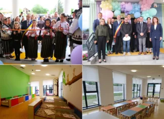 (FOTO) Prima creșă construită de la zero după ’89 în județul Bacău a fost inaugurată la Comănești