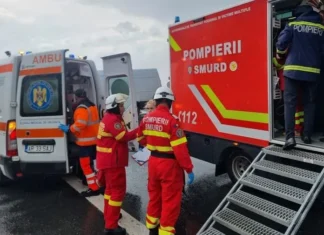 Accident grav pe DN11A Onești – Adjud. O fetiță de 5 ani, transportată de urgență cu ambulanță ATI la Bacău