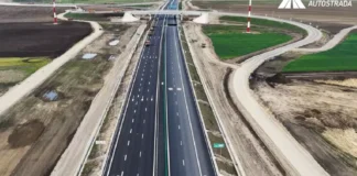 (VIDEO) UMB a finalizat tronsonul A7 dintre Adjudu Vechi și Răcăciuni. Când se va circula neîntrerupt pe autostradă între Focşani şi Bacău