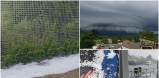 (FOTO/VIDEO) Furtuni violente și imagini spectaculoase pe cer: România, măturată de vijelii