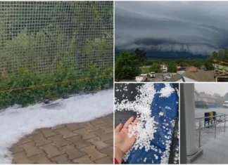 (FOTO/VIDEO) Furtuni violente și imagini spectaculoase pe cer: România, măturată de vijelii