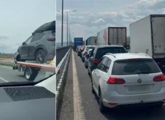 ULTIMA ORĂ: (FOTO) Accident pe Centura Bacăului. Trei mașini înmatriculate în Ucraina, implicate în coliziune