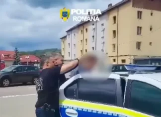 (VIDEO) Percheziție la Dărmănești după un furt dintr-o firmă. Un tânăr de 20 de ani a fost reținut