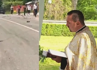 NEWS ALERT: (FOTO) Preot din Bacău, mort în accidentul de pe DN2G Bacău – Moinești. Victima este părintele Adrian Constantin Frunză, din Parohia Luncani
