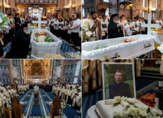 (FOTO) IPS Ioachim, rugăciune și reculegere pentru părintele Adrian Frunză la Biserica „Învierea Domnului” din Bacău
