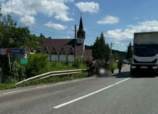 NEWS ALERT: (FOTO) Bărbat rănit după un accident cu căruța pe DN11 Onești – Bacău, la Sănduleni