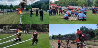(VIDEO) Competiție spectaculoasă la Târgu Ocna. Serviciile voluntare și private pentru situații de urgență și-au testat abilitățile. Cine sunt câștigătorii