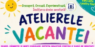 Ateliere de vară gratuite la Biblioteca Municipală „Radu Rosetti” Onești. Copiii sunt invitați la joacă, creație și descoperire