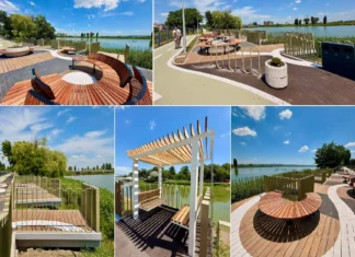 (FOTO) Promenada Bistriței, noua atracție a Bacăului. Cum arată și ce facilități oferă noua zonă de relaxare de lângă Insula de Agrement