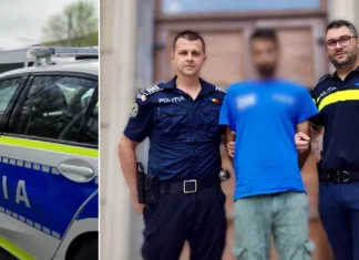 (VIDEO) Arestat pentru 30 de zile după ce și-ar fi agresat partenera. Intervenție a polițiștilor din Bacău