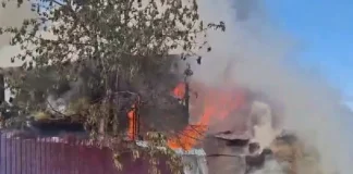 (VIDEO) Trei gospodării distruse într-un incendiu de proporții, în județul Bacău. De la ce a pornit focul