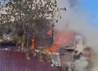 (VIDEO) Trei gospodării distruse într-un incendiu de proporții, în județul Bacău. De la ce a pornit focul