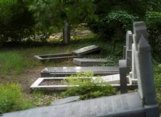 Morminte vandalizate într-un cimitir din județul Bacău. Poliția a deschis o anchetă