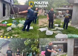 (VIDEO) Descinderi în forță în două comune din Bacău! Mascații au intrat peste 13 bărbați și au găsit sute de metri de plase interzise