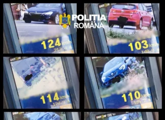 (FOTO) Radarul a făcut din nou victime în judeţul Bacău. Șofer surprins cu 124 km/h în localitate
