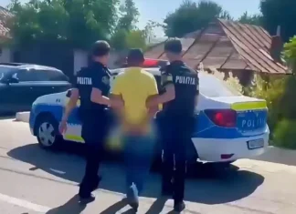 (VIDEO) Amenințări și ordin de protecție încălcat în judeţul Bacău. Un bărbat a fost reținut după intervenţia polițiștilor