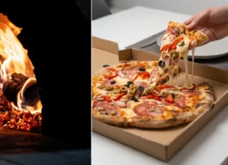 (FOTO) Pizza la cuptor cu lemne și o shaorma unică, cu burger de vită, la noua pizzerie din Dofteana. Ofertă specială doar în iulie!