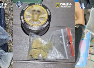 (FOTO) Flagrant în Bacău: bărbat prins cu un colet care conținea peste un kilogram de droguri de mare risc. Le adusese din Anglia