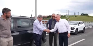 (VIDEO) Bolojan și Umbrărescu, față în față pe șantierul Autostrăzii Transilvania. Când se va circula între Cluj și Zalău