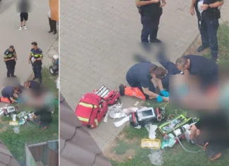 NEWS ALERT: (FOTO) Momente dramatice în Onești. Un bărbat de 68 de ani a murit în plină stradă