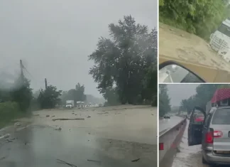 NEWS ALERT: (VIDEO) Noi viituri pe DN1, la o zi după dezastrul din Bușteni. Apa a acoperit șoseaua pe Valea Prahovei. Imagini impresionante