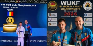 (FOTO) Performanță uriașă pentru sportul oneștean: George Bîzgan, campion mondial la karate WUKF