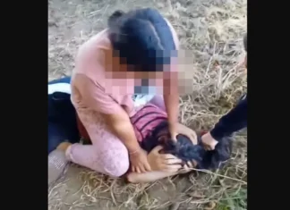 (FOTO) Bătaie între două femei, într-o comună băcăuană. Imaginile au ajuns pe internet, iar poliția s-a autosesizat. De la ce a plecat conflictul