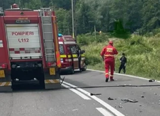 ULTIMA ORĂ: Accident rutier pe DN11, în zona Oituz, pe drumul dintre Onești și Târgu Secuiesc