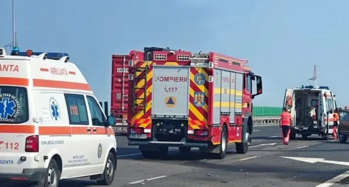 ambulanta pompieri SAJ autostrada accident-convertită-de-la-jpg