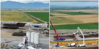 (VIDEO) Încep lucrările la primul lot al Autostrăzii Unirii A8. Din asociere face parte și o firmă din Bacău