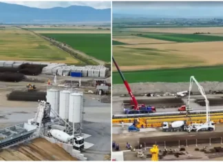 (VIDEO) Încep lucrările la primul lot al Autostrăzii Unirii A8. Din asociere face parte și o firmă din Bacău