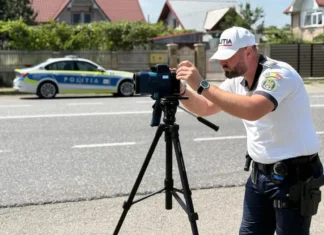 100 de amenzi în doar 4 ore pe DN 15, în județul Bacău! Aproape jumătate dintre șoferi au fost prinși cu viteză