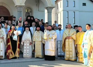 (FOTO) Părintele protopop Nicolae Zaharia a reprezentat Oneștiul la o mare sărbătoare religioasă din Basarabia