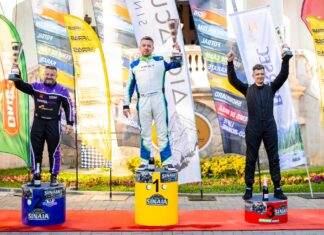 (FOTO) Victorie spectaculoasă pentru pilotul băcăuan Costel Cășuneanu la Trofeul Sinaia 2026. Record al traseului la turisme