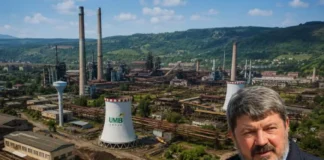 (VIDEO) Umbrărescu, investiție majoră la combinatul Oțelu Roșu. UMB montează o instalație unică în Europa