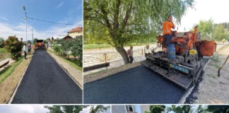 (FOTO) Piste de biciclete pe promenada de pe malul Trotușului, la Comănești. Investiția de aproape 3 milioane de lei se apropie de final