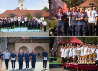 (FOTO) Bacăul strălucește la concursurile pompierilor: ISU Bacău, vicecampioană națională