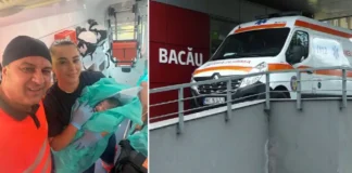 (FOTO) Un prim plâns în loc de sirene: un băiețel a venit pe lume într-o ambulanță din Bacău