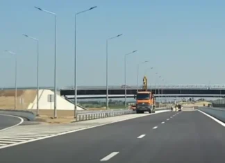 (VIDEO) Nodul Bacău-Sud, aproape finalizat. Cum arată lucrările de racordare la Autostrada Moldovei A7