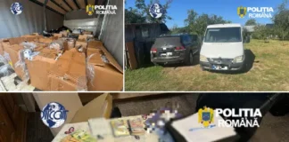(FOTO) Captură uriașă de țigări și bani: aproape 798.000 de țigarete, 415.610 lei și 40.585 euro. BCCO Bacău, în acțiune