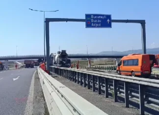 (VIDEO) A început racordarea Centurii Bacău cu Autostrada A7. PRIMELE IMAGINI! Constructorul lucrează la nodul Bacău-Sud