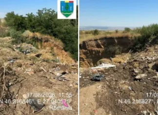 (FOTO) Gunoi cu de toate, descoperit în județul Bacău. Garda de Mediu a scos „nota de plată”