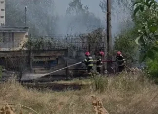 (VIDEO) Bacăul, sub asediul focului! 9 incendii într-o singură zi. Pompierii, chemați dintr-un capăt în altul al județului