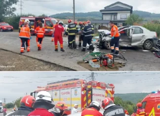 NEWS ALERT: (FOTO) Tragedie! O femeie a murit în accidentul grav de pe DN11, de la Onești. Trei victime, transportate la spital, circulația este blocată